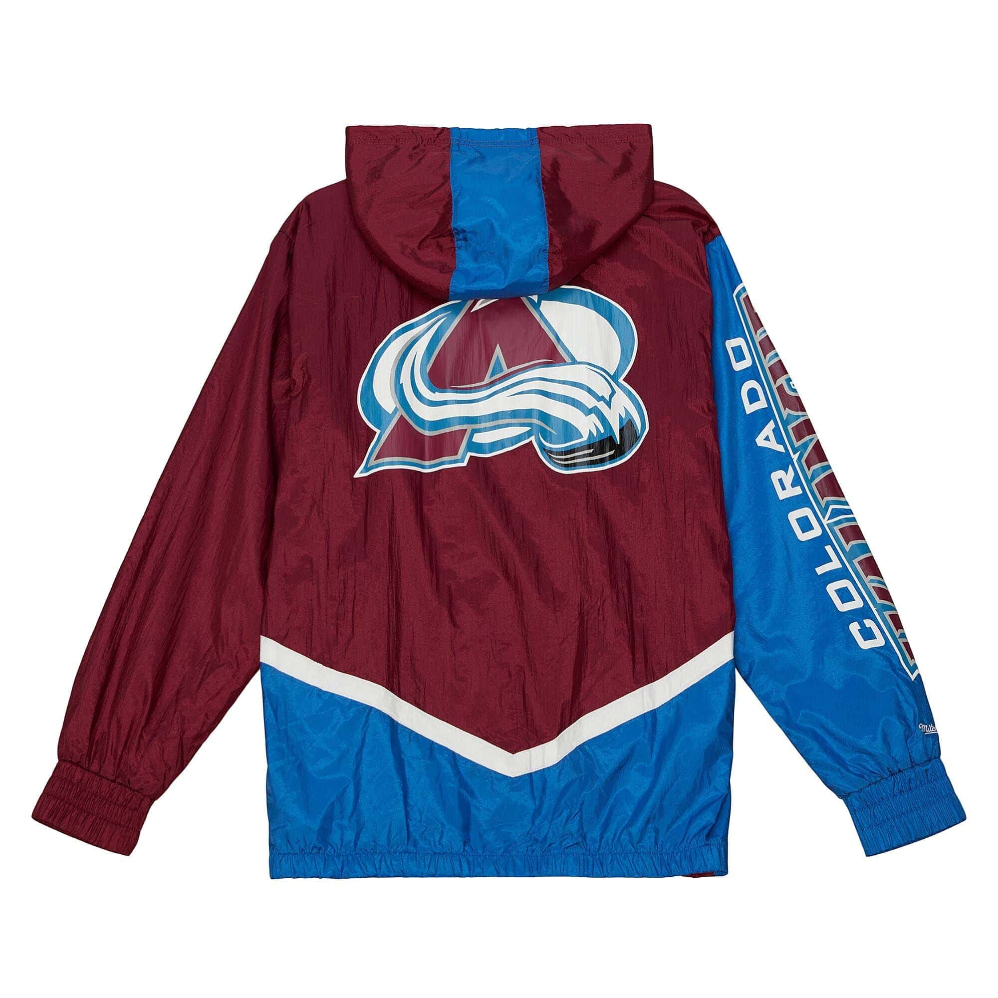Colorado Avalanche Undeniable Mitchell & Ness NHL Windbreaker Jacket