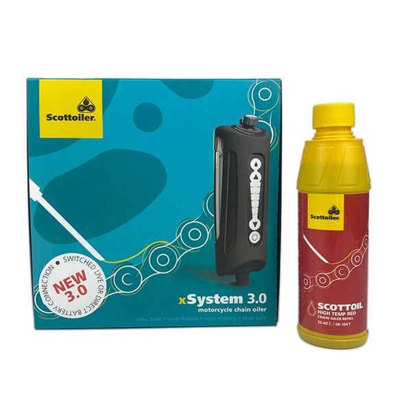 Graisse chaine Scottoiler de électronique xSystem 3.0 + haute température rouge 250ml UniverselRef : SCT00027A / 1125565