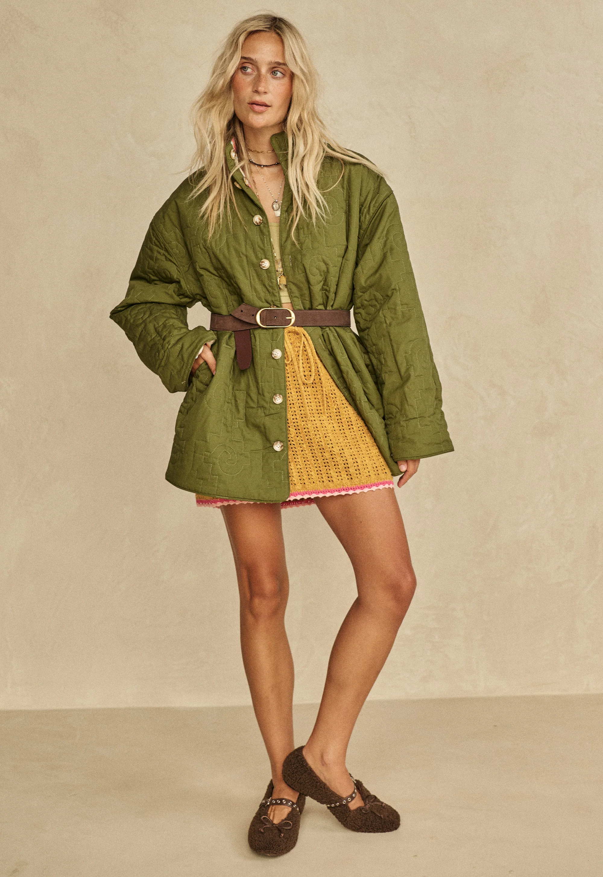 Coastal Granny Mini Skirt