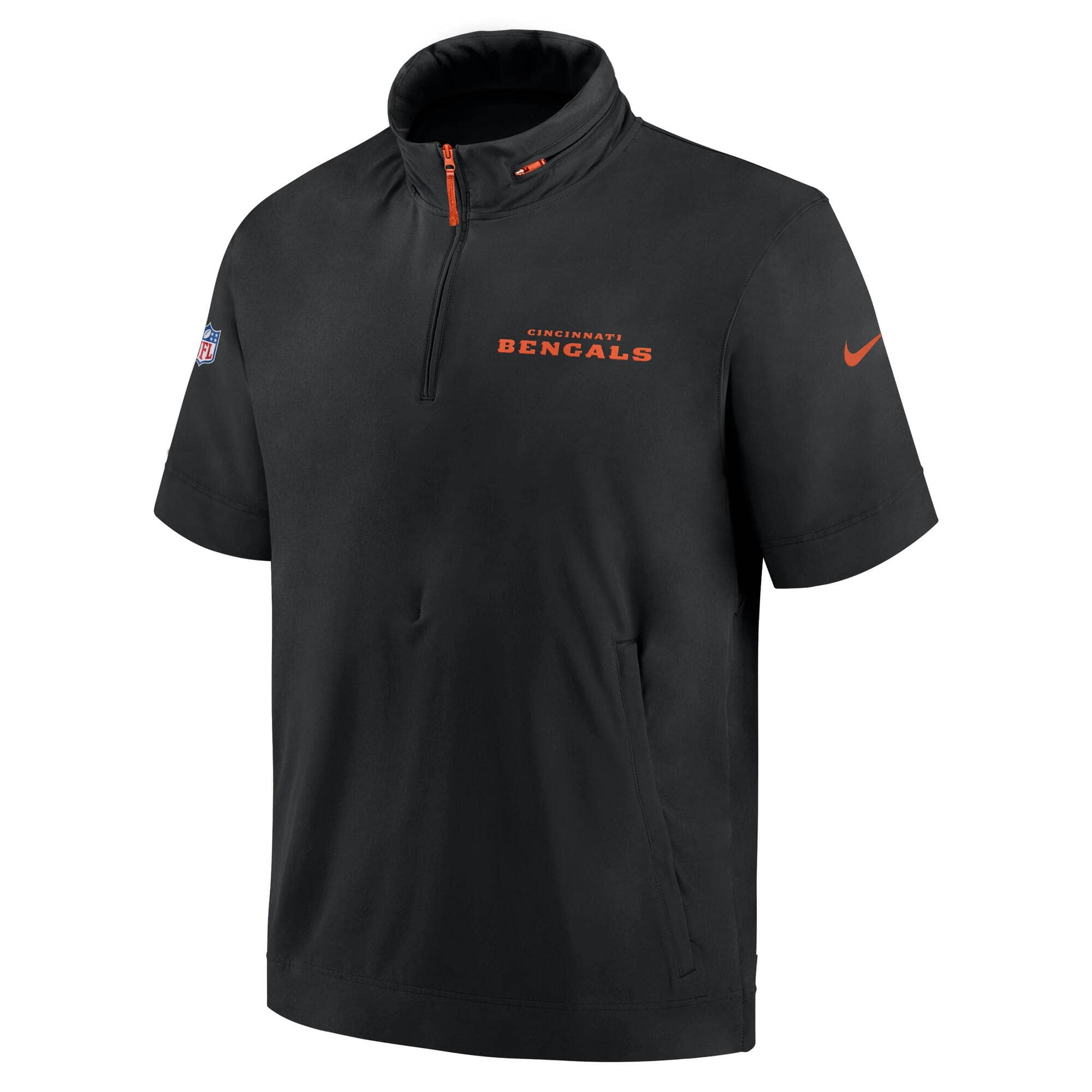 Cincinnati Bengals 2024 NFL Sideline Nike Lightweight Coach Jacket Black