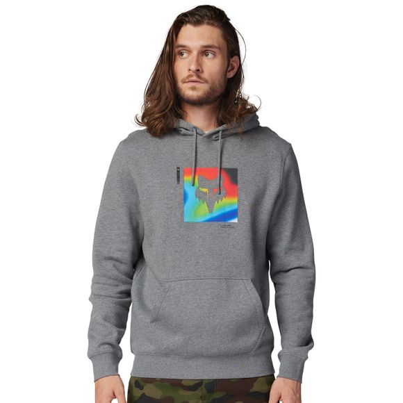 Fox scans fleece po sweatshirt - grayRef : FX4439
