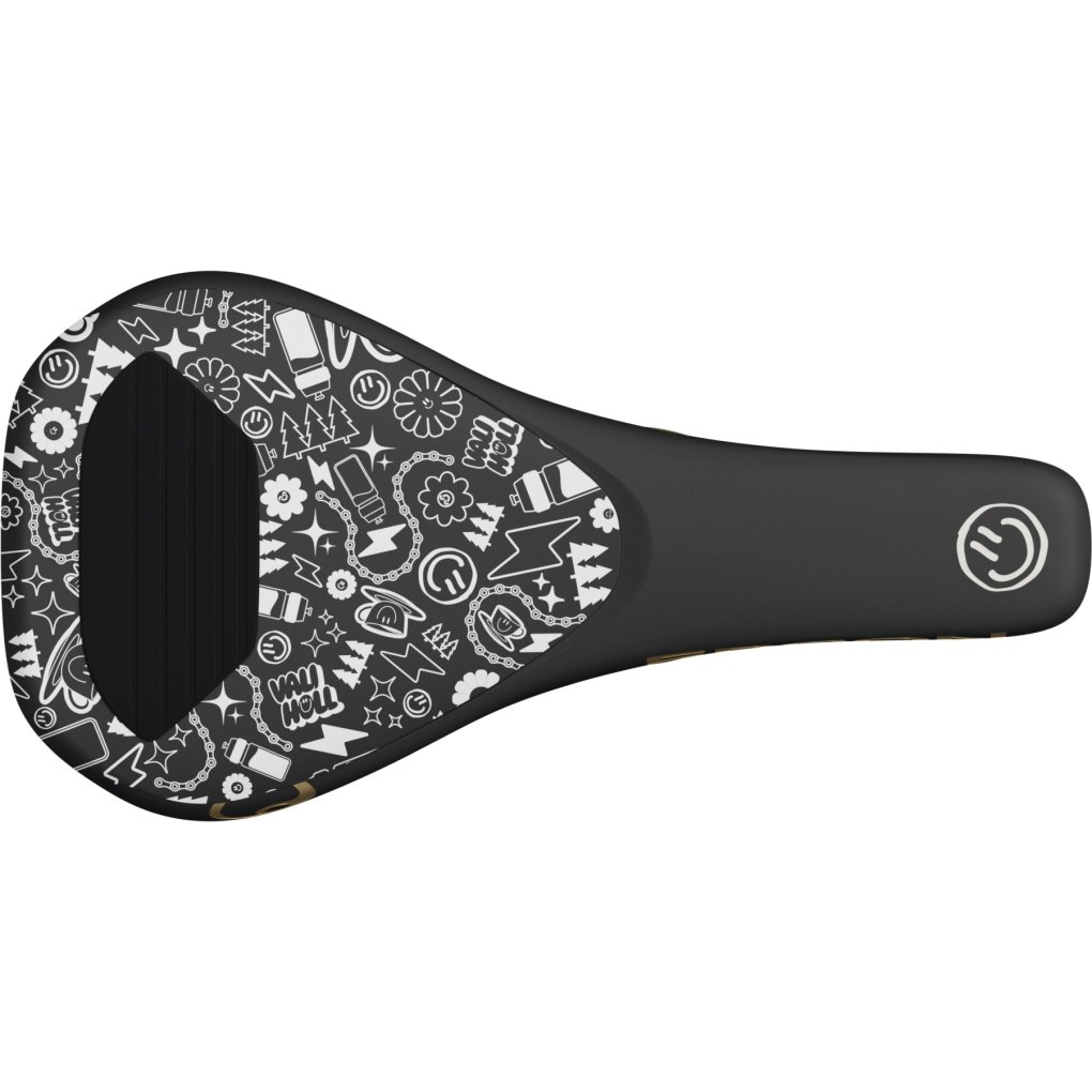 Ergon SM Downhill Comp Vali Höll Edition Saddle - black / gold