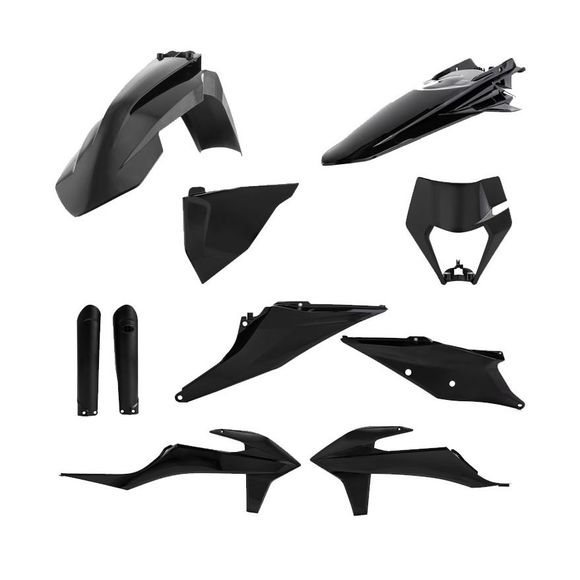 Acerbis FULL KIT black plastic kitRef: AE3042 / 0024054.090