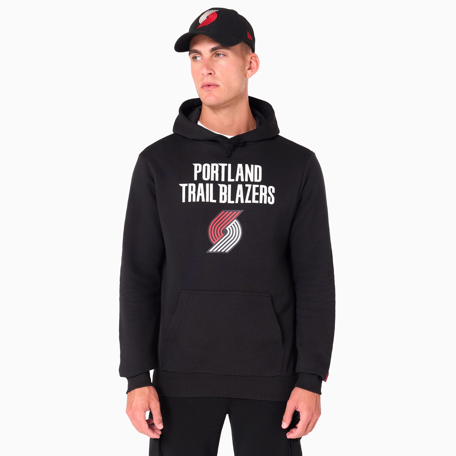 Portland Trail Blazers Team Logo New Era Hoodie NBA Sweatshirt
