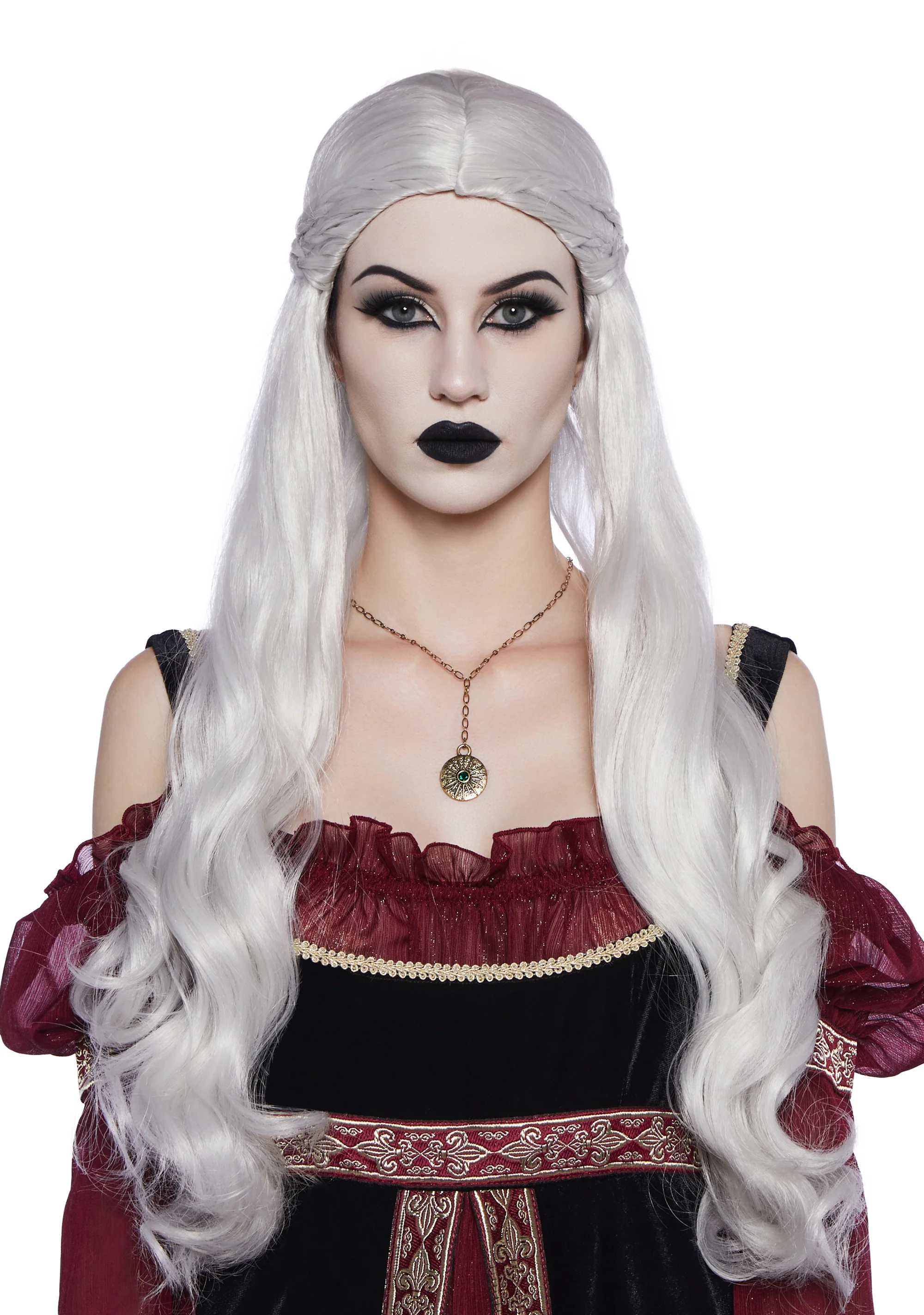 Faire Fables Renaissance Wig -  White