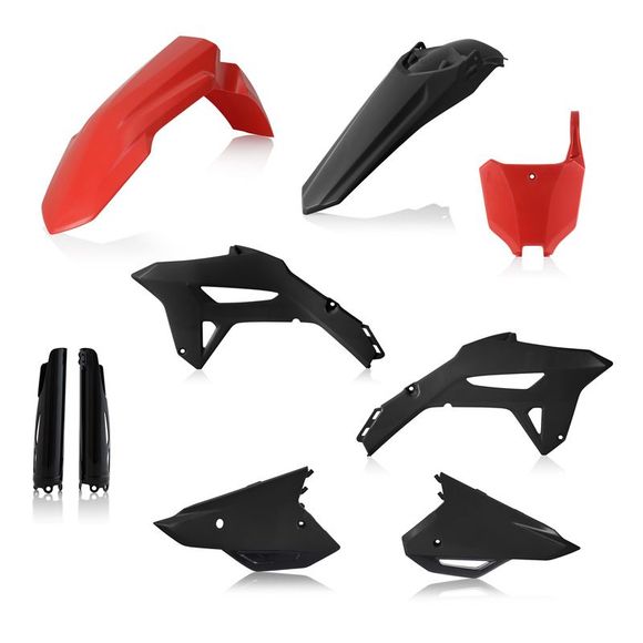 Acerbis Full Plastic Kit - Red/Black ColorRef: AE3449 / 0024559.349