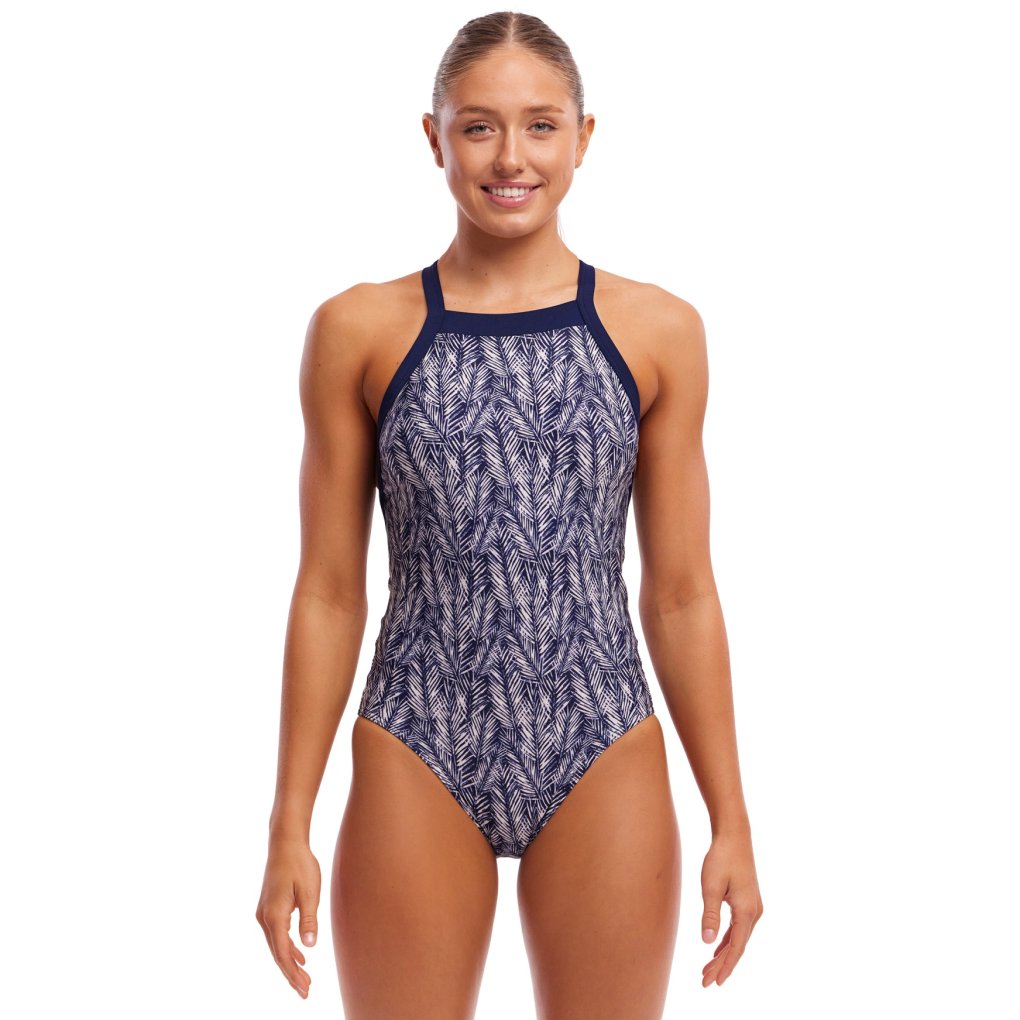Funkita Sky Hi Eco One Piece Swimsuit Women - Pressure Palm