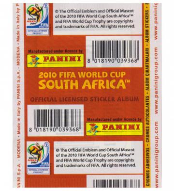 Panini WC 2010 Packet - European / German Version