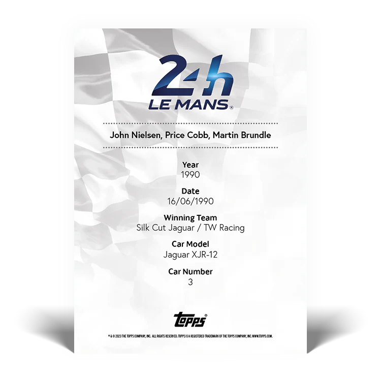 2023 Topps 24H of Le Mans Poster Art #45 - Topps UK