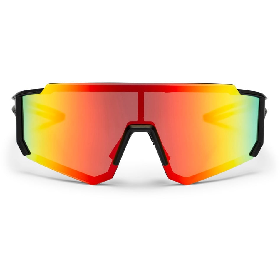 CHPO Siri Sunglasses - Black / Red Mirror