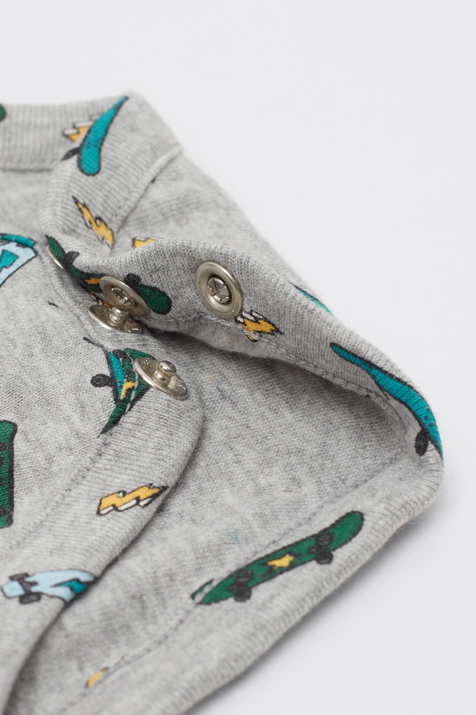 Baby Printed Pure Cotton Bodysuit with Wide Shoulder Straps