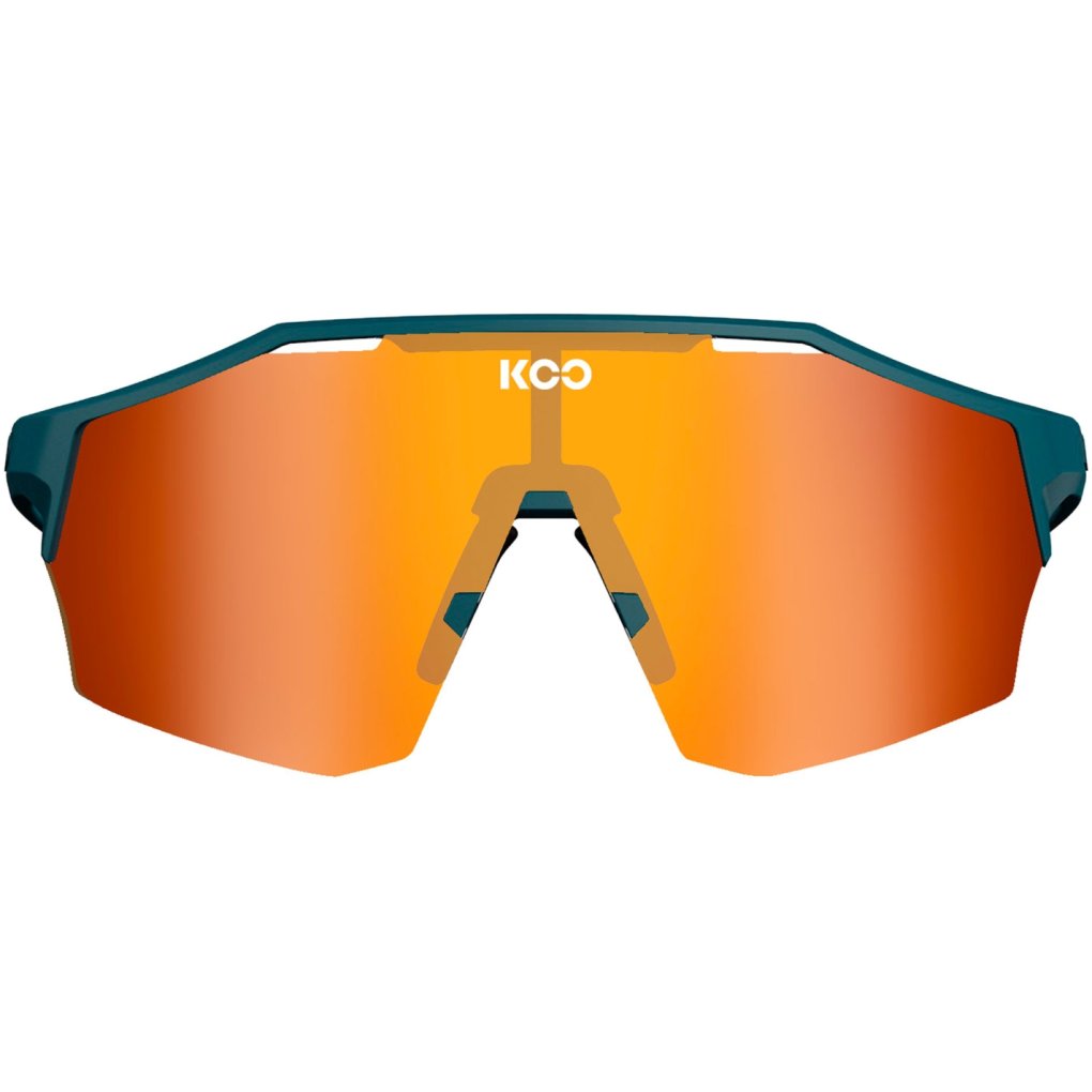KOO Alibi Photochromic Sunglasses - Regular | Dark Blue Matt - Red Mirror