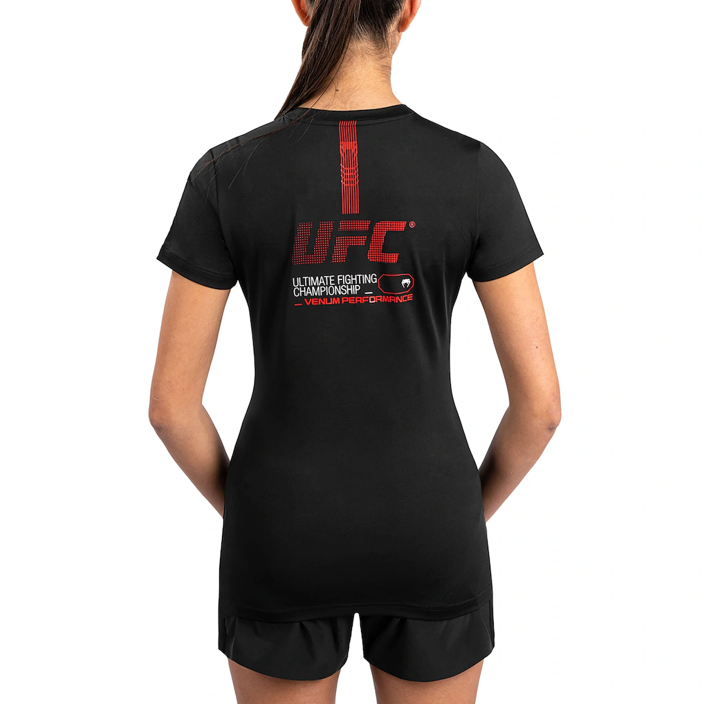 UFC Adrenaline by Venum Fight Week Dry-Tech T-shirt - Black - Womens