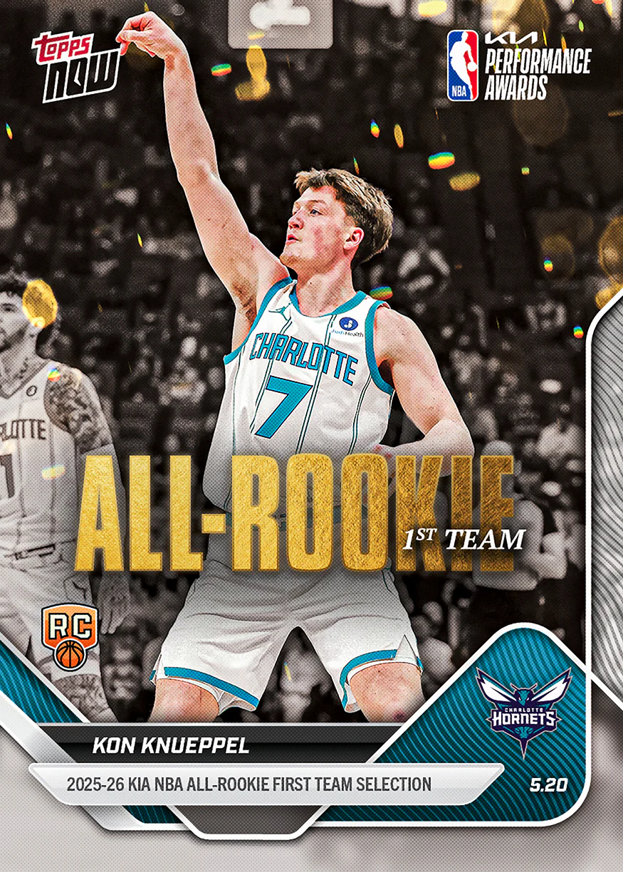 Kon Knueppel - 2025-26 NBA Topps NOW® - Card AR02