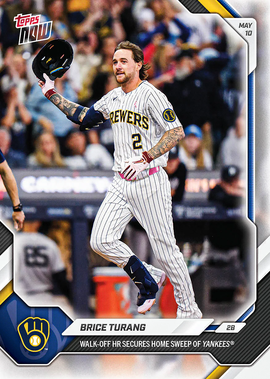 Brice Turang - 2026 MLB Topps NOW® - Card 187 - PR: 997