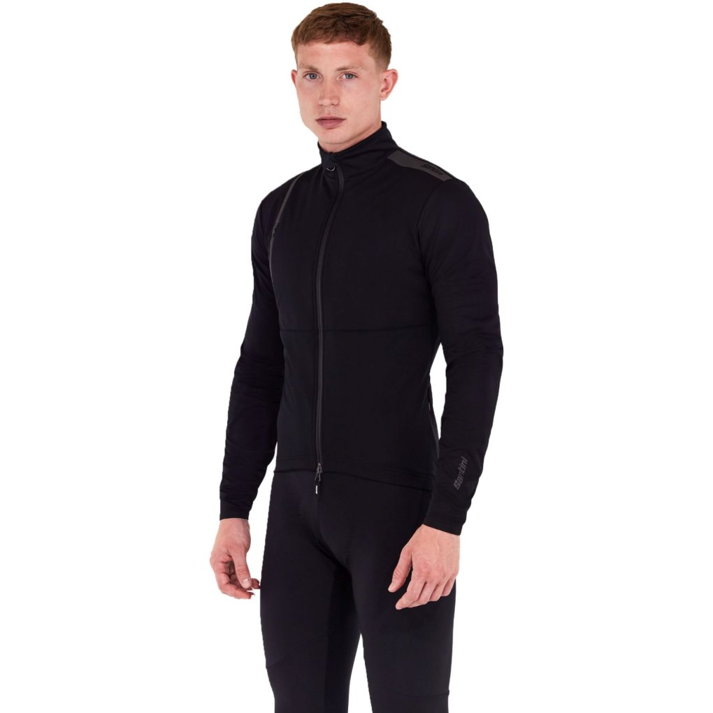 Santini Vega+ Winter Jacket Men 5W50775VEGA - black NE