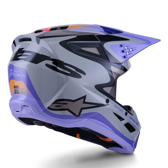 Casque cross Alpinestars S-M3 JETTSON 2025 - GrisRef : AP4046
