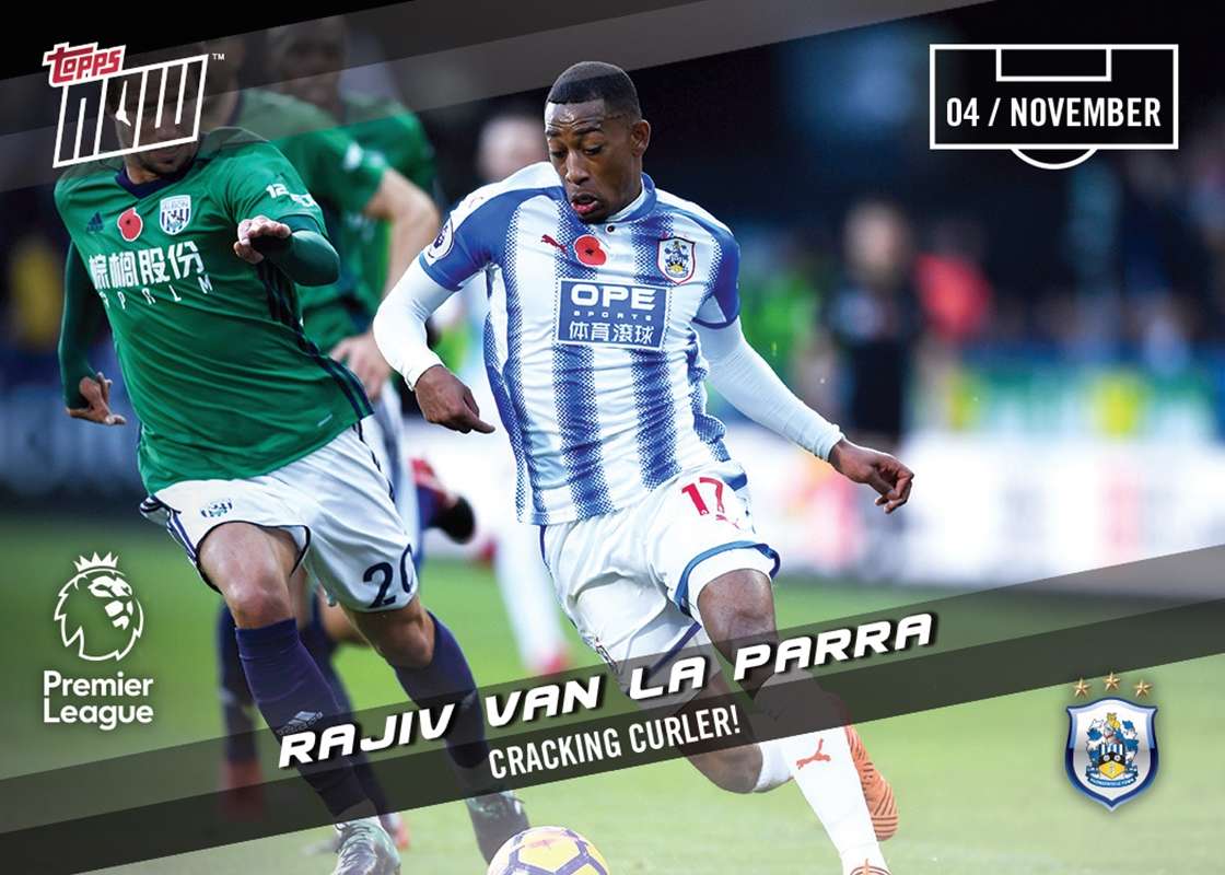 CRACKING CURLER! - RAJIV VAN LA PARRA - PL Topps NOW™ Card 51 - PRINT RUN QTY: 49 CARDS