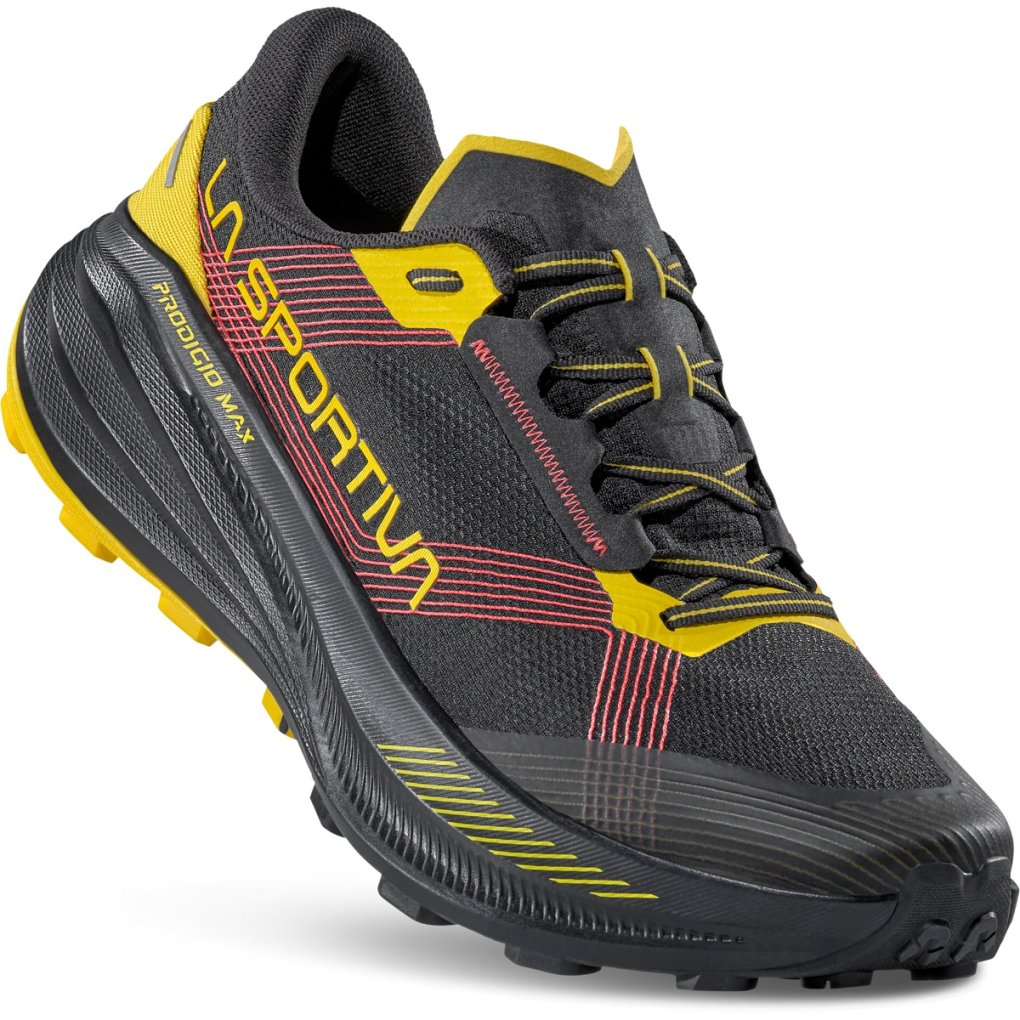 La Sportiva Prodigio Max Running Shoes Men - Black/Yellow
