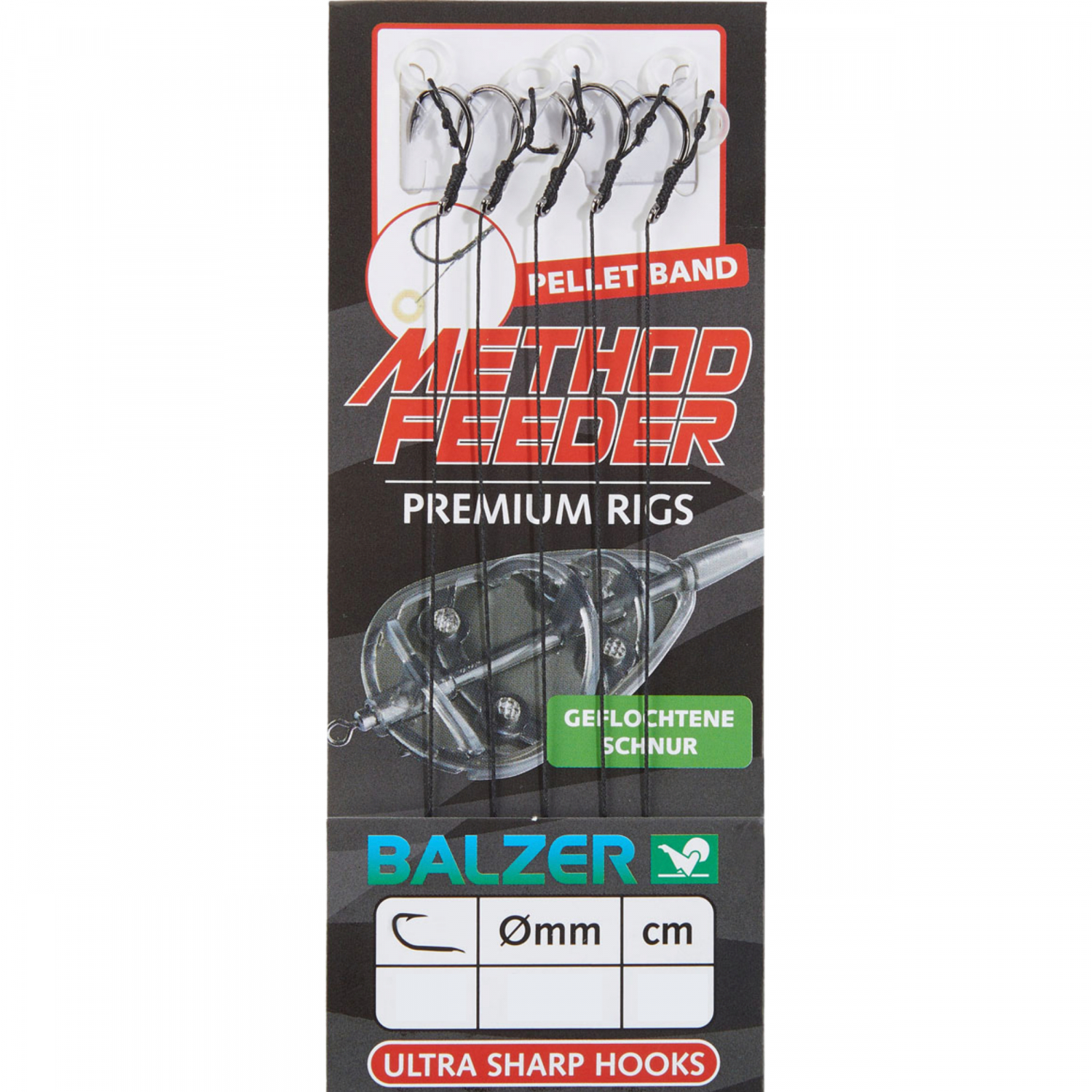 Balzer Method feeder hook with pellet band