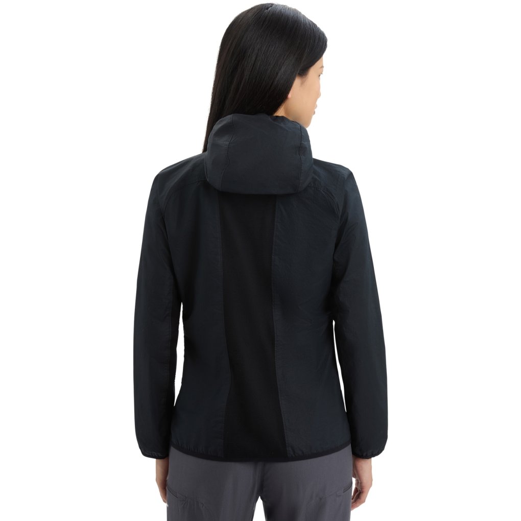 Icebreaker Shell+™ Merino Cotton Windbreaker Women - Black