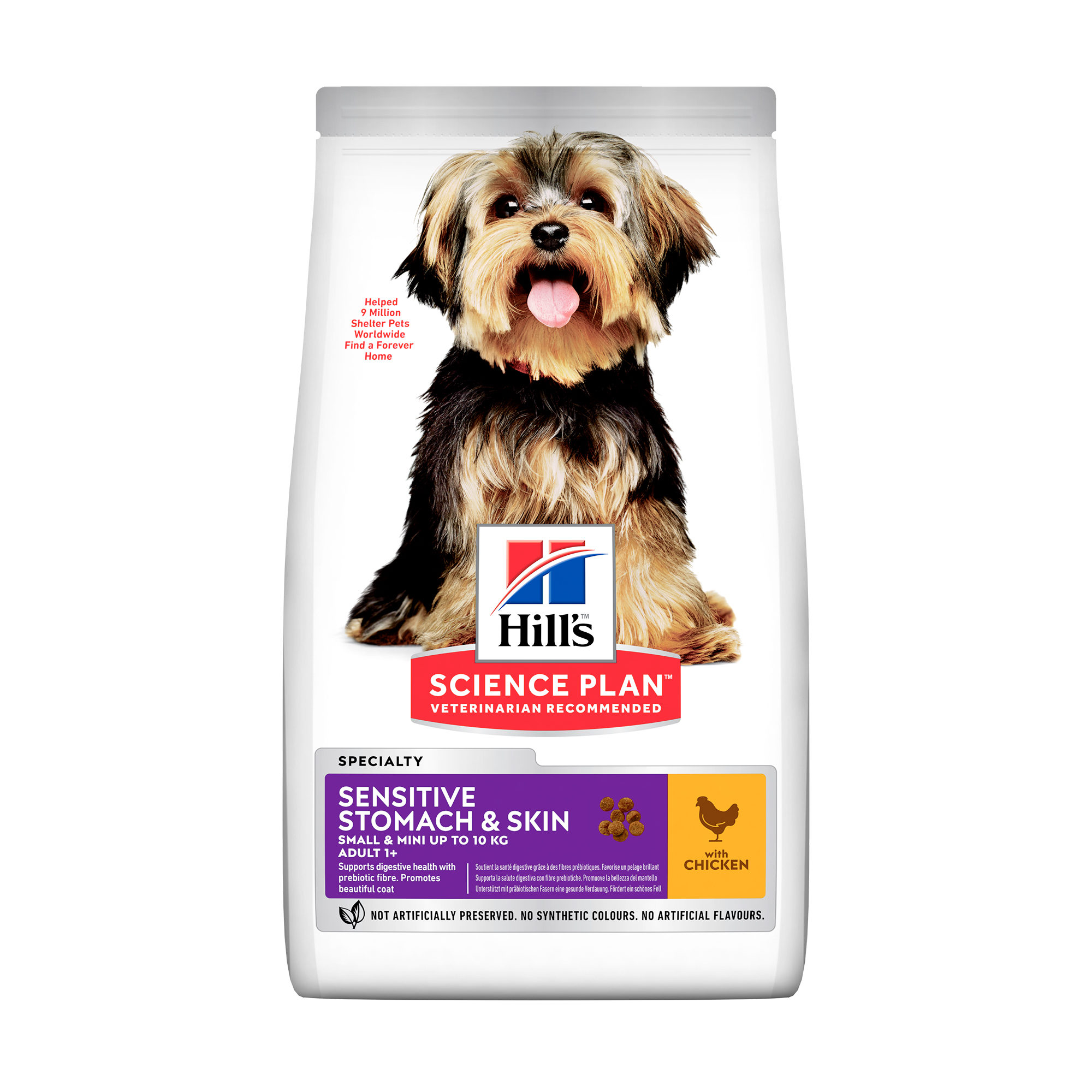 Hill's Science Plan Small & Mini - Sensitive Stomach & Skin Adult - Chicken - 1,5 kg