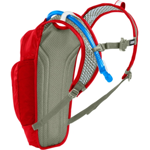 CamelBak Mini M.U.L.E. 5L Hydration Pack Kids + 1.5L Crux Reservoir - scarlet