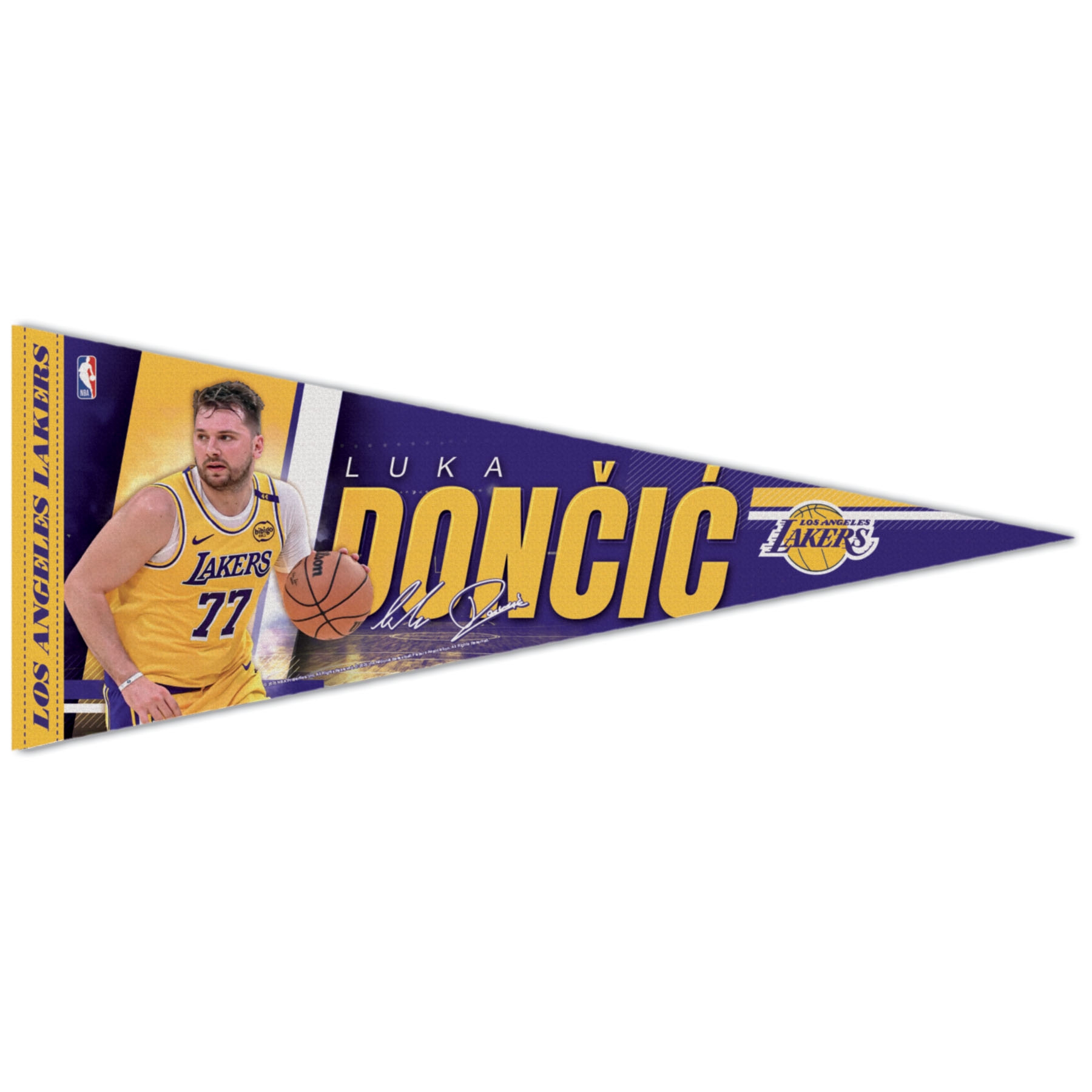 Luka Dončić Los Angeles Lakers WinCraft Premium NBA Pennant