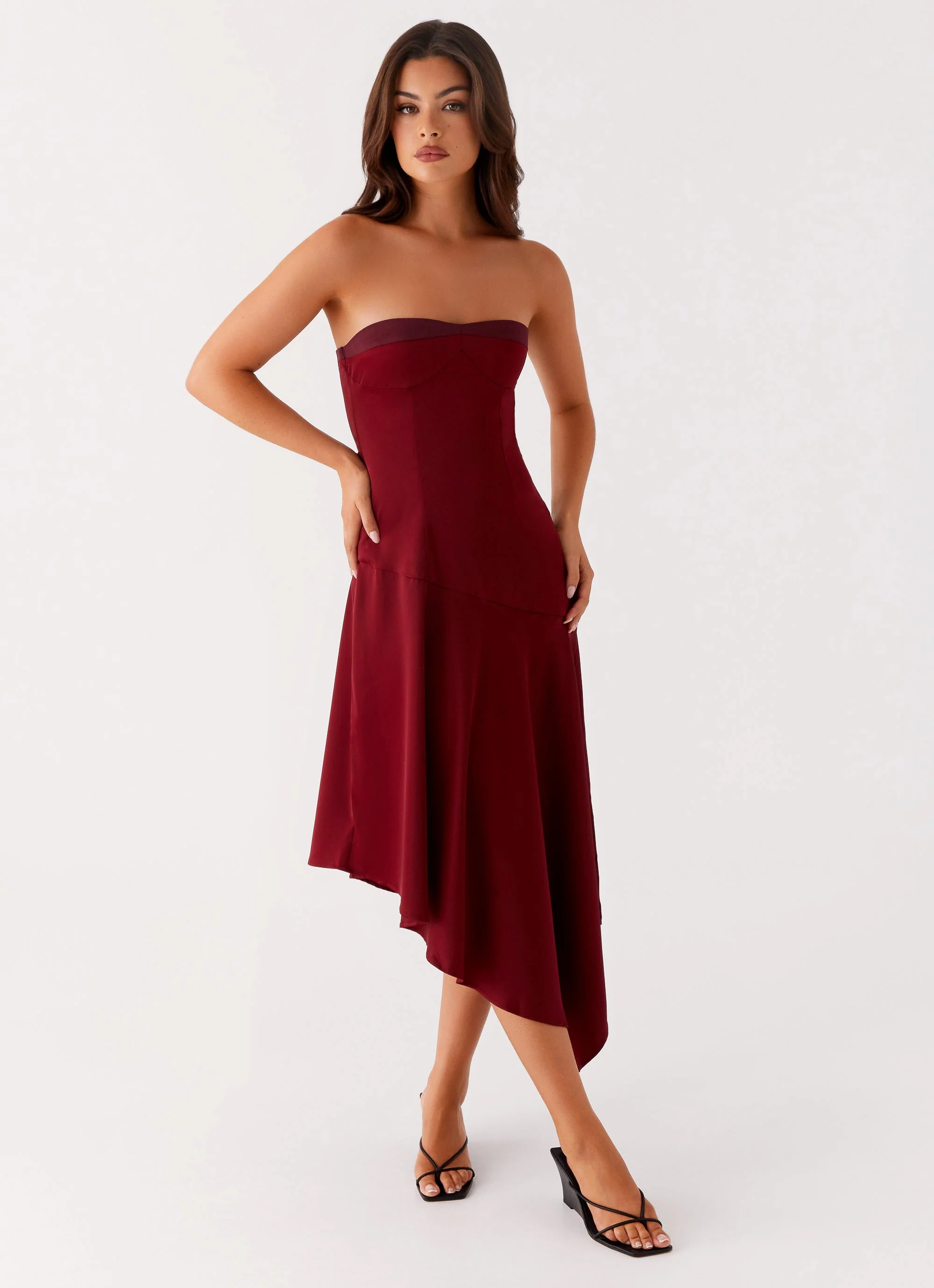 Matisse Midi Dress - Red