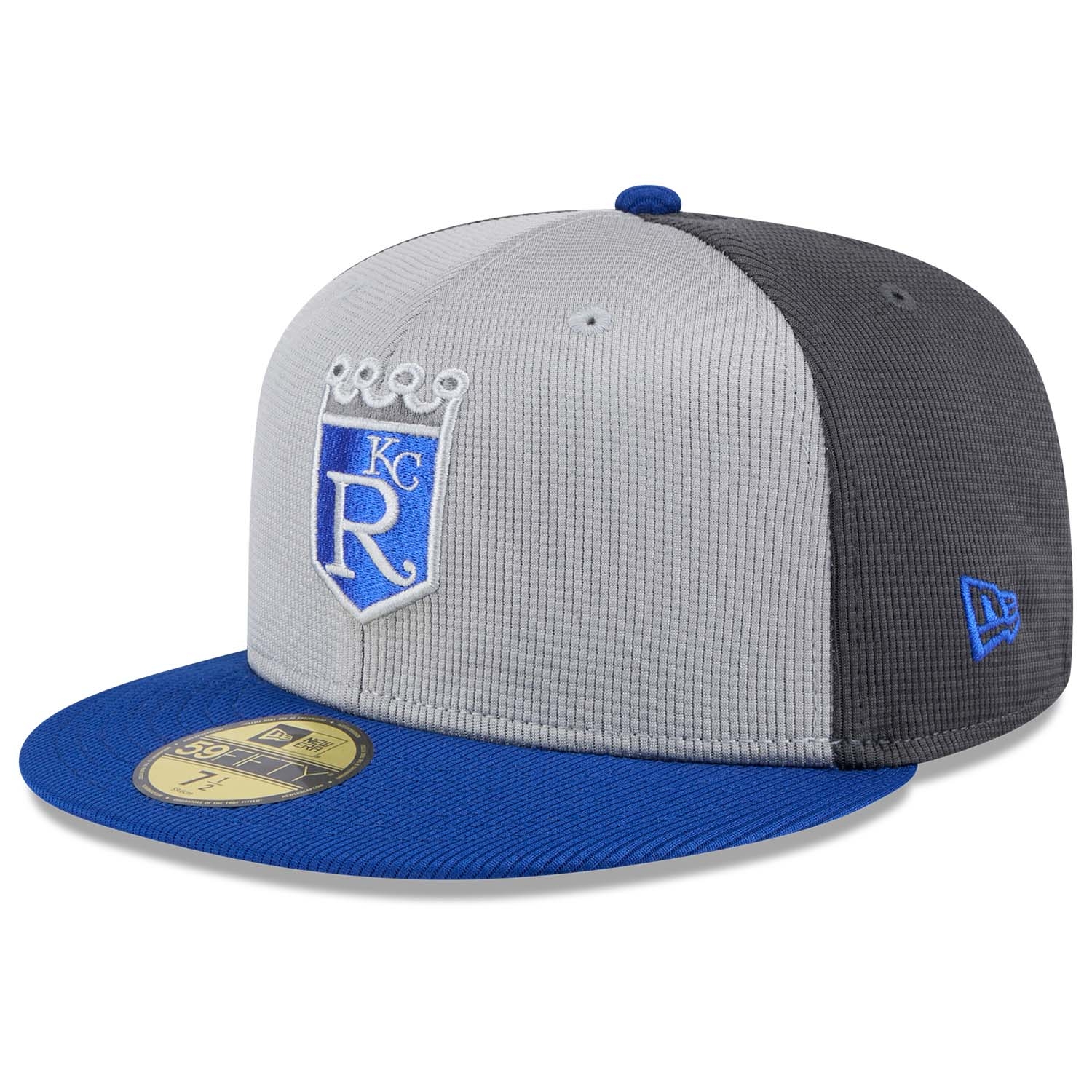 Kansas City Royals Colorway 2025 MLB Batting Practice 59FIFTY Fitted Cap Gray