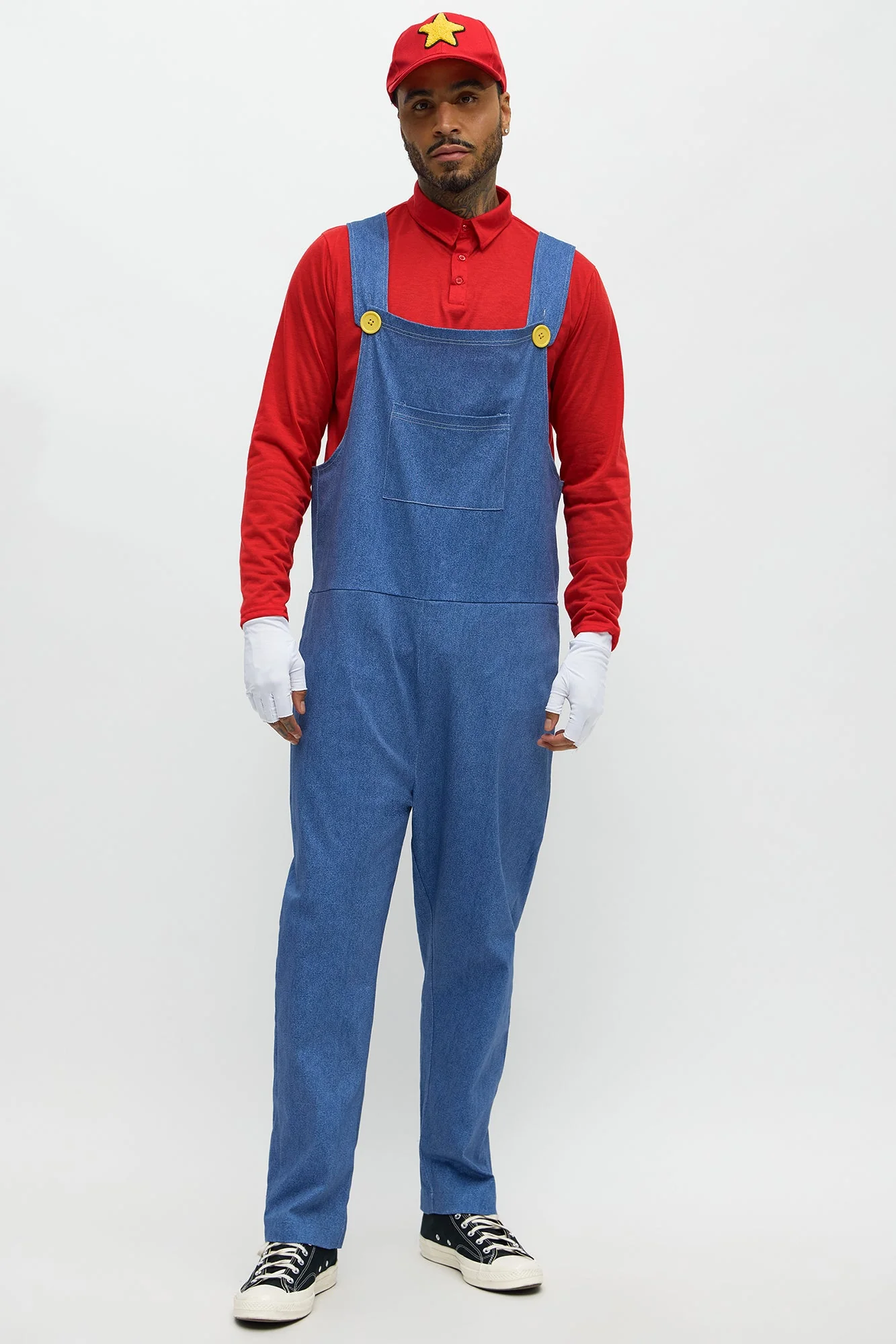 Power Up Brothers Halloween Costume - Red/combo