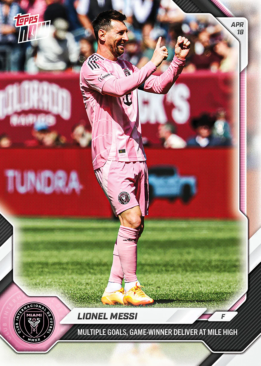 Lionel Messi - 2026 MLS Topps NOW® - Card 27 - PR: 2921