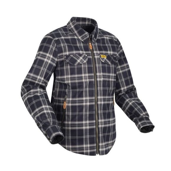 Segura TRAFFIC Motorcycle Overshirt - White / BlueRef: SG1490