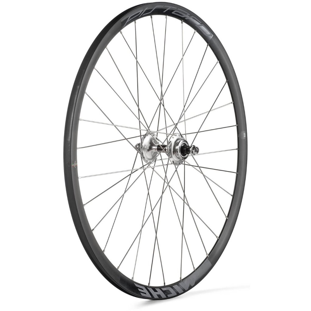 Miche Pistard WR Track Wheelset Tubular - FW: 9x100mm | RW: 10x120mm - silver