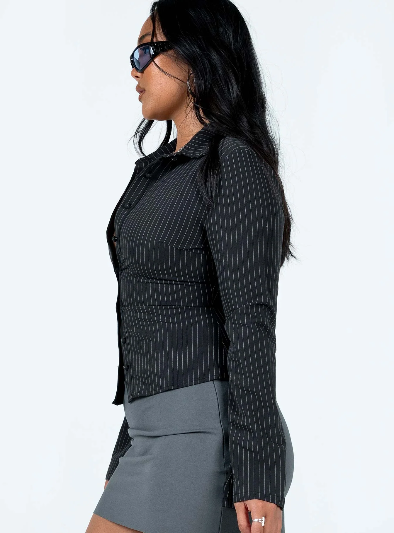 Anni Stripe Shirt Pinstripe