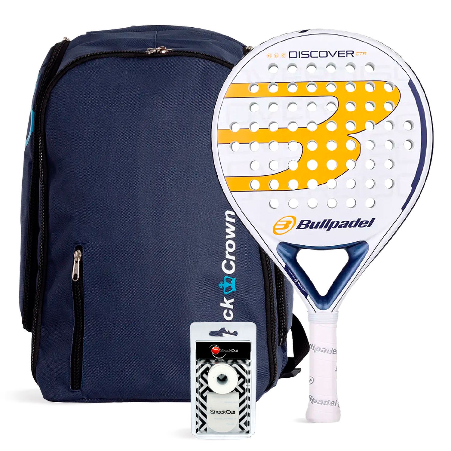 PACK Bullpadel DISCOVER Ctrl bag Black Crown NAVY