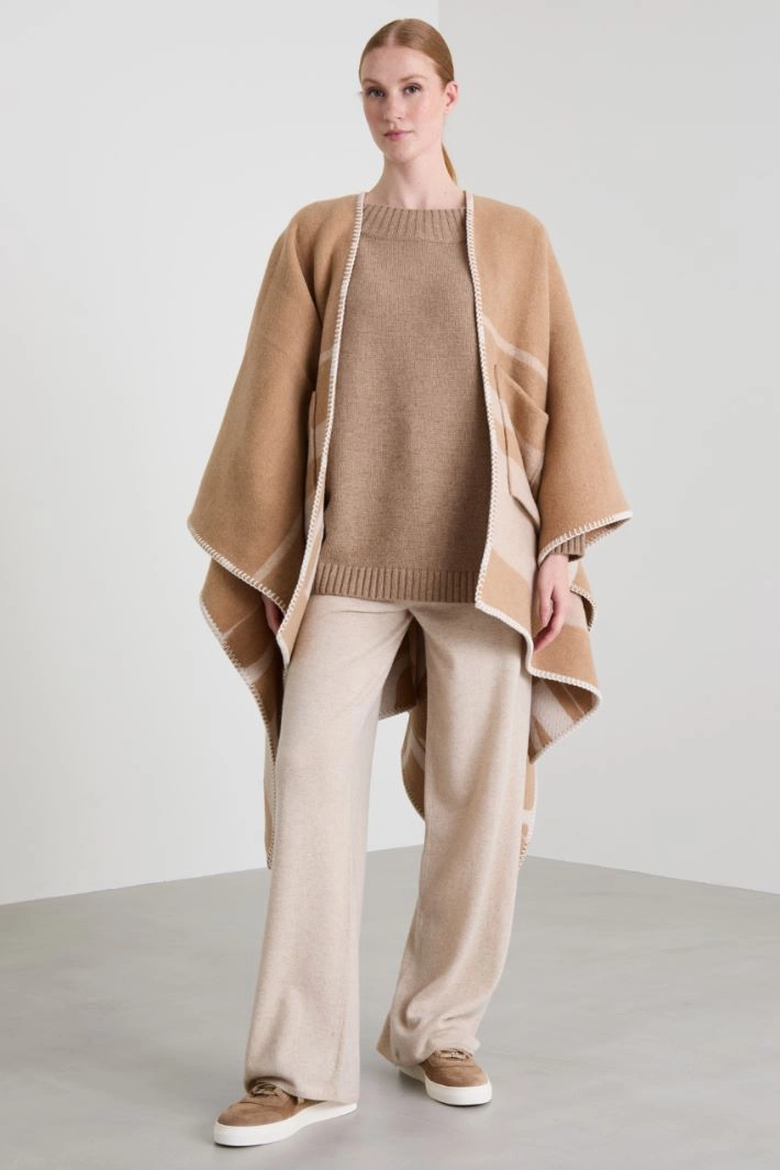 Wool and cashmere jumper - DOVE  GREY