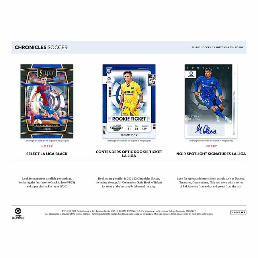 2021/22 Panini Chronicles Soccer Hobby Box