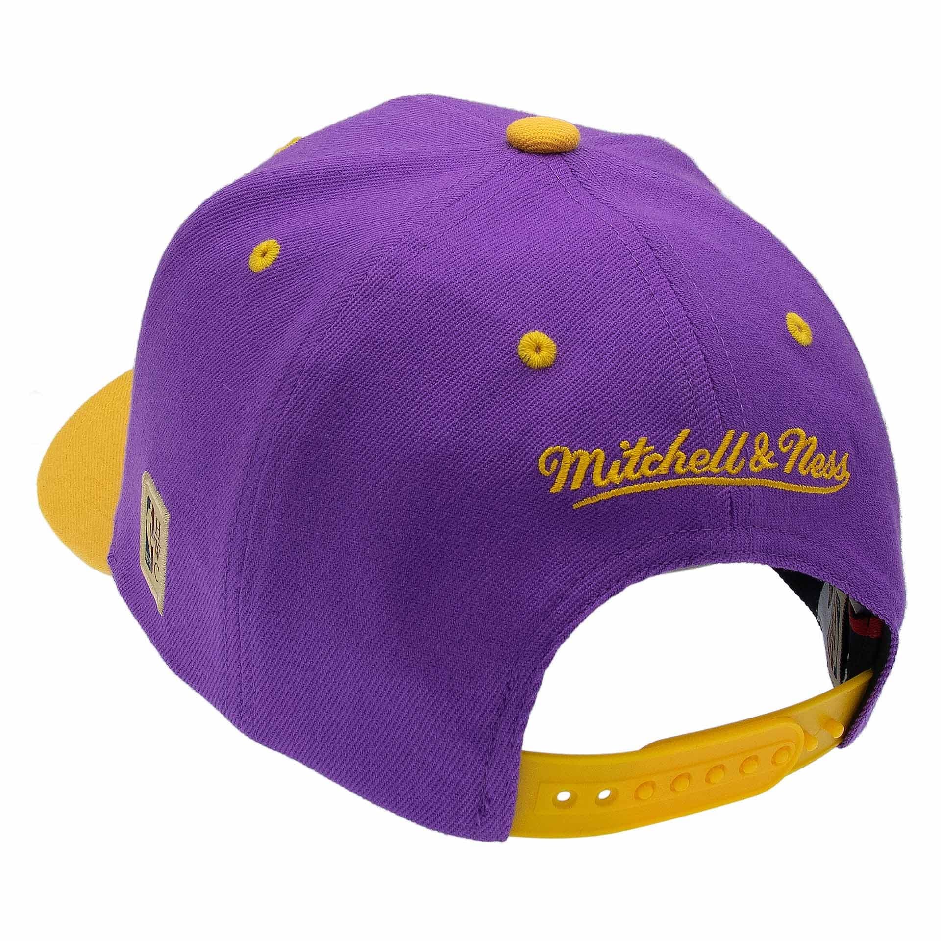 Los Angeles Lakers Team Arch Classic Red Stretch-Snap NBA Cap Purple
