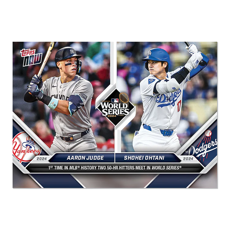 Aaron Judge/Shohei Ohtani - 2024 MLB Topps NOW® Card 863
