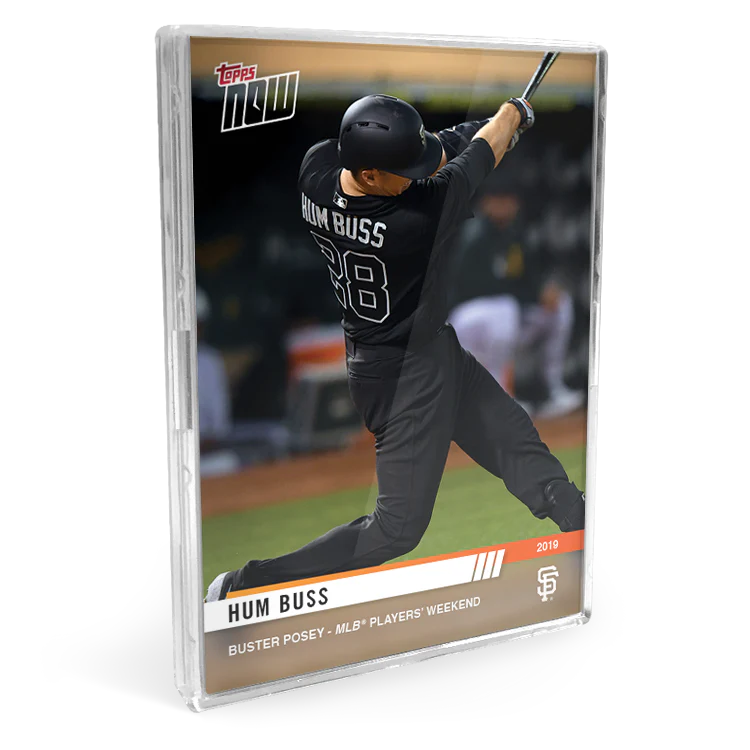 2019 San Francisco Giants TOPPS NOW® Players Weekend 6-Card Team Set + Relic Card - Print Run: 107