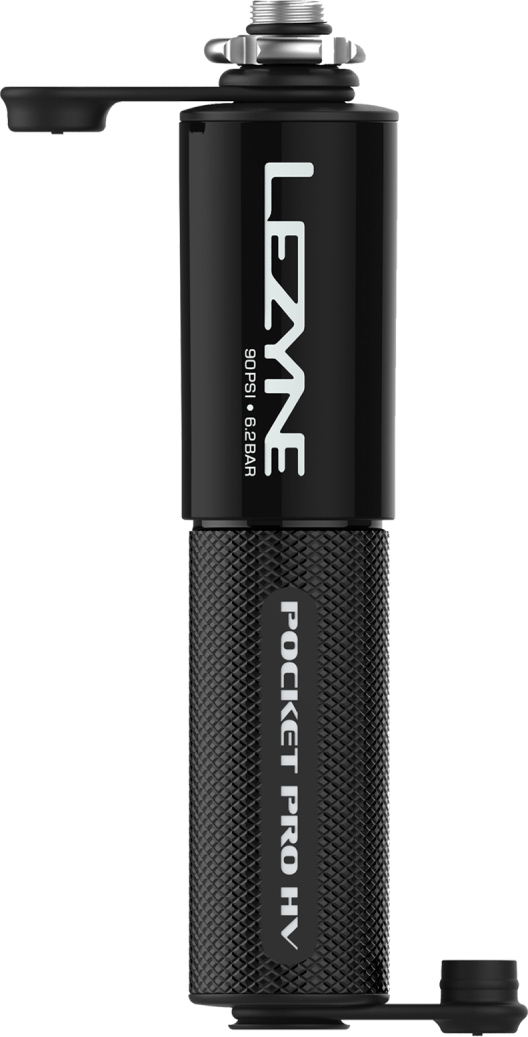Lezyne CNC Pocket Drive Pro HV Mini Pump - matt black/glossy black