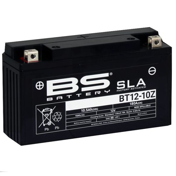 Batterie BS Battery SLA BT12-10Z FERME TYPE ACIDE SANS ENTRETIEN / PRÊTE À L'EMPLOIRef : BSB0004 / 1114576