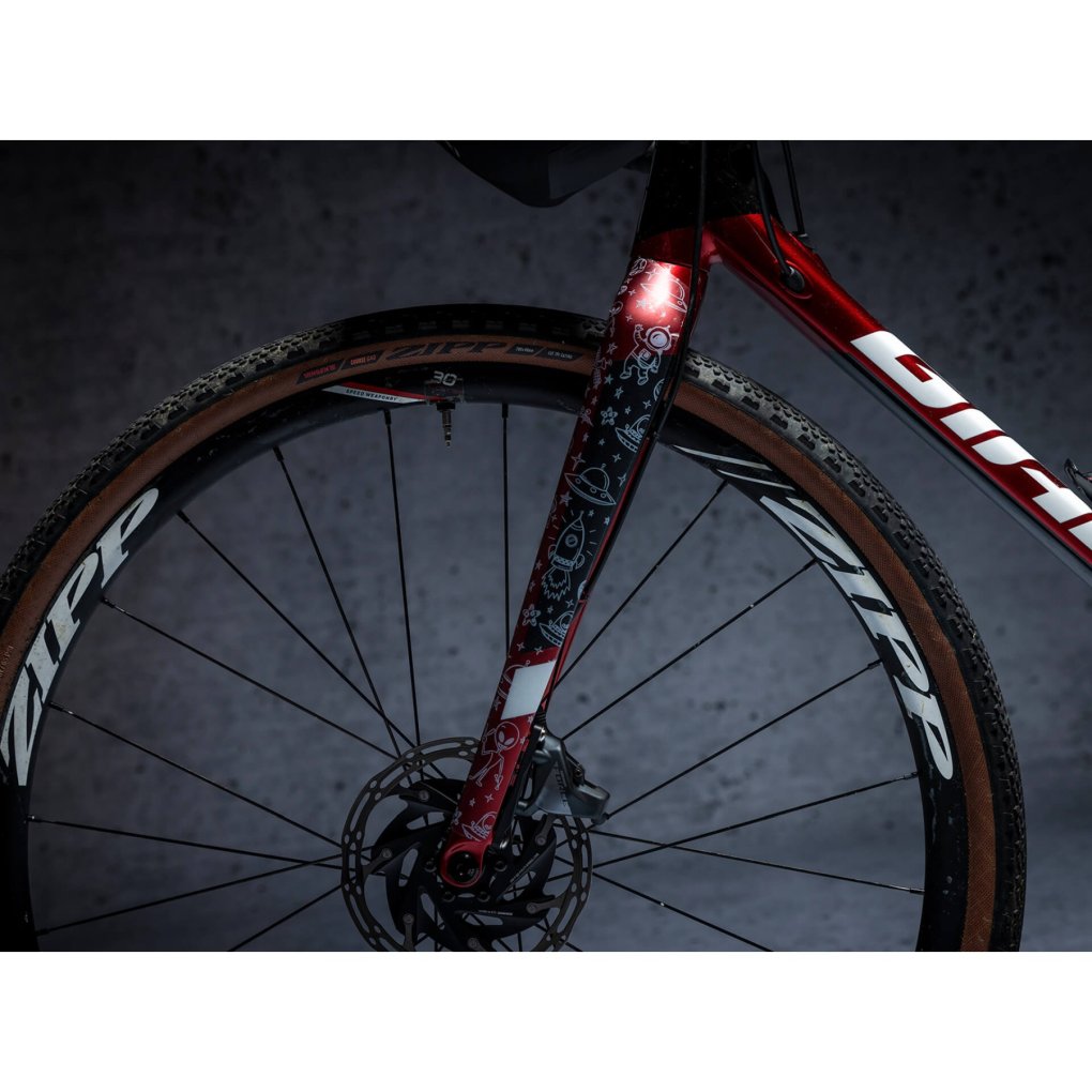 DYEDBRO Gravel Frame Protection Kit SPACE TRIP - white matte