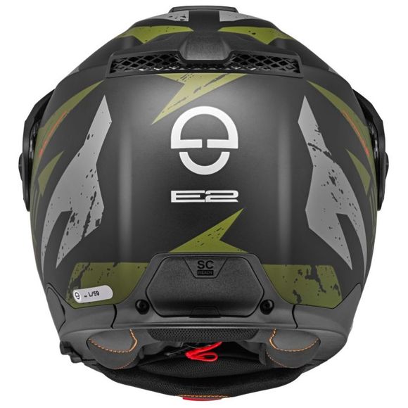 Schuberth e2 explorer - green modular helmetRef: Se0275-C759