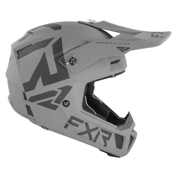 FXR CLUTCH CX STEEL 2021 cross helmet - GrayRef: FXR0083