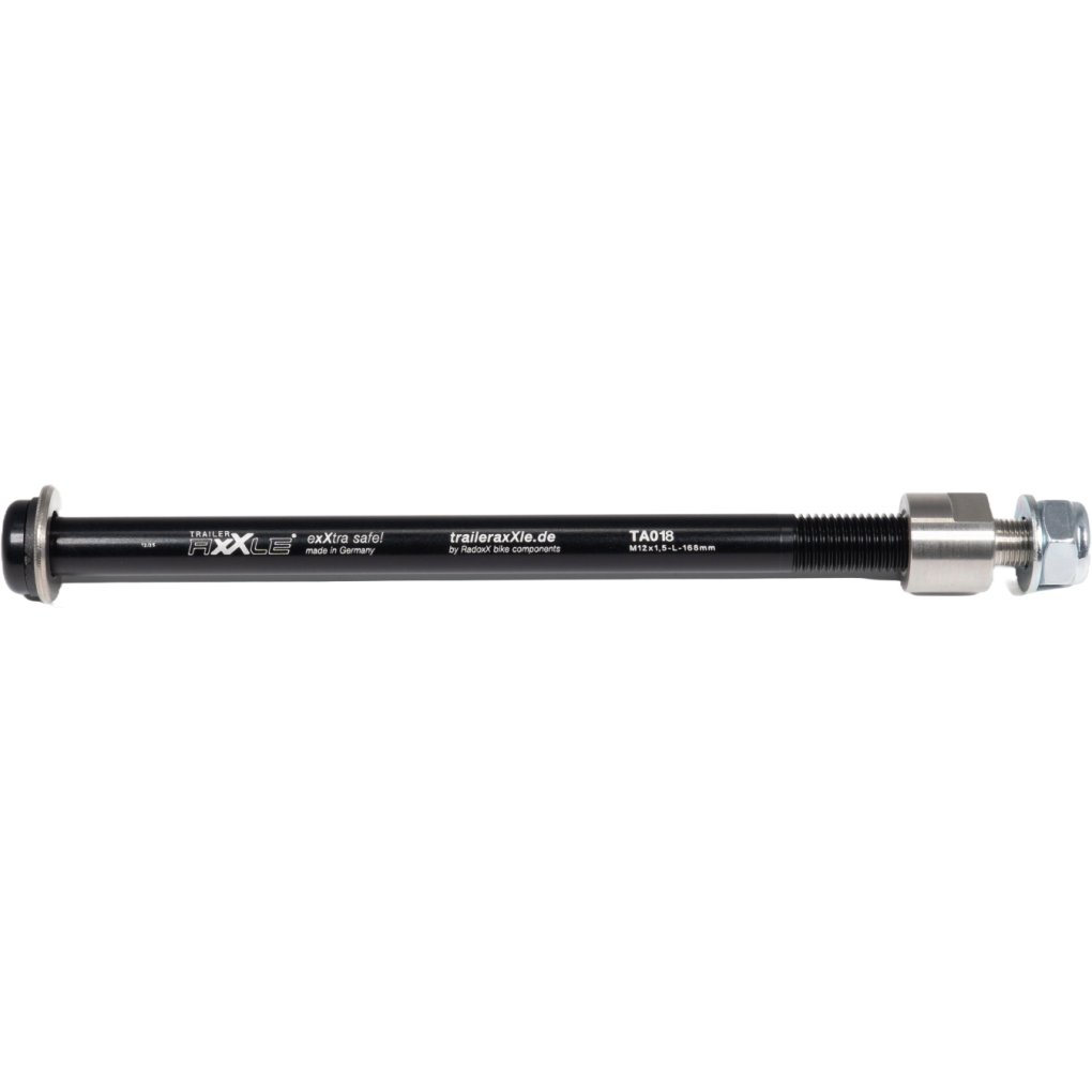 Radoxx Components Trailer AxXle Thru Axle - 12x148mm - M12x1.5 | 168mm | TA018