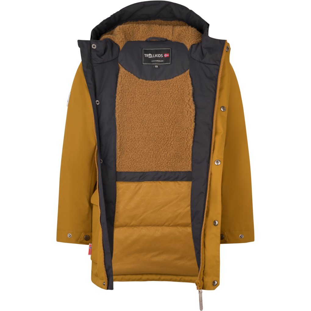 Trollkids Gudvangen Jacket Kids - Bronze/Black