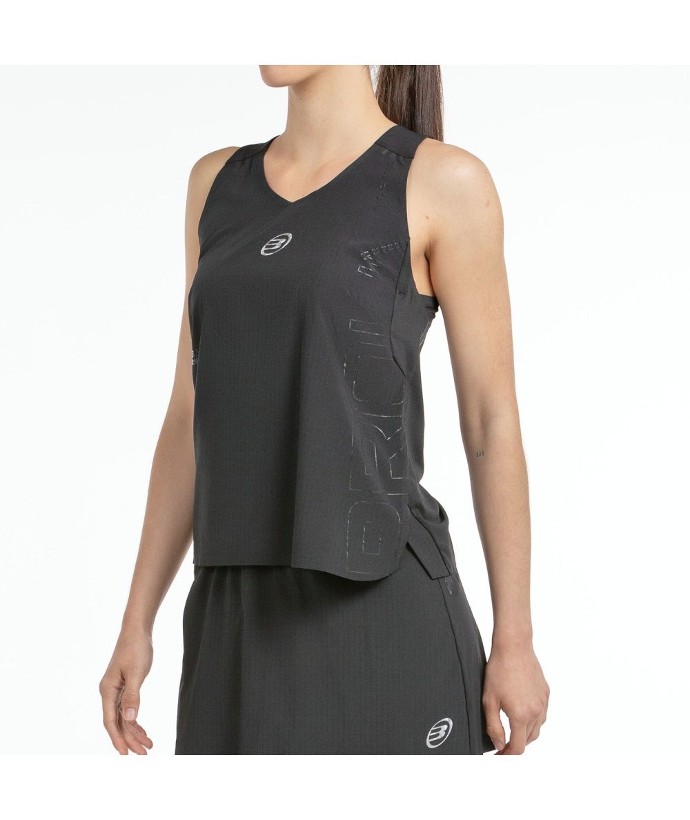 T-SHIRT BULLPADEL LLEVA BLACK