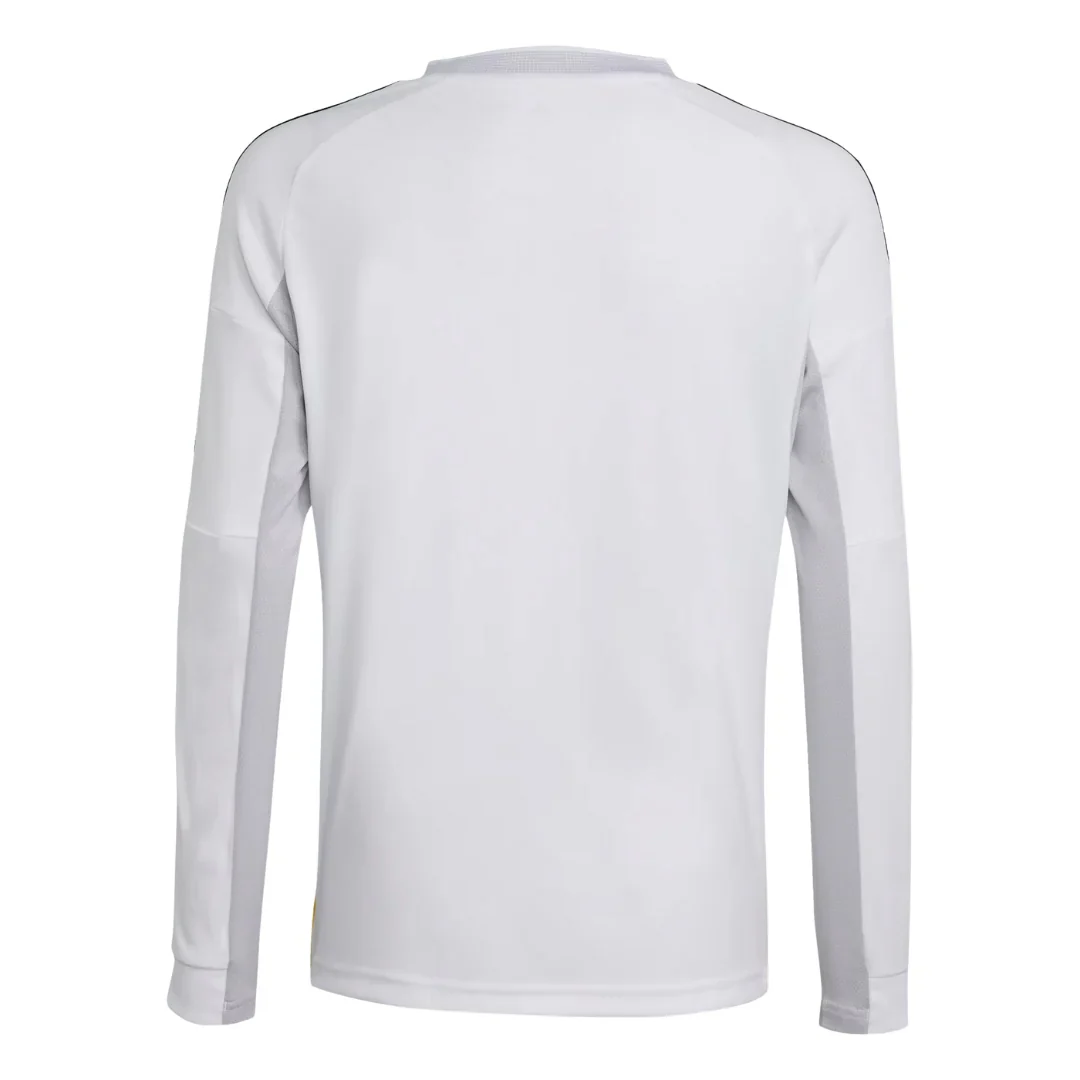 Youth Real Madrid Long Sleeve Home Jersey 25/26 (White)
